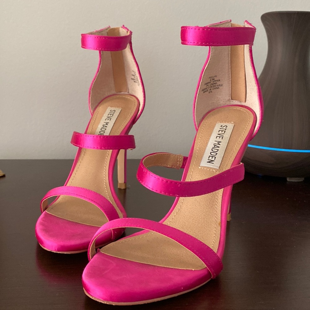 Steve Madden, Pink, Size 6.5 Heels